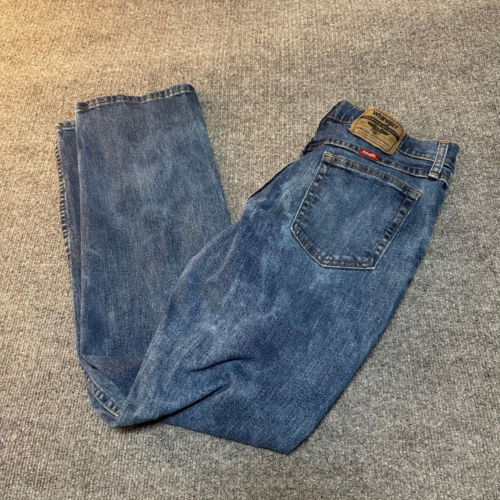 Wrangler Premium Quality Mens Straight Leg Jeans Blue 29x30 1097FXWXD